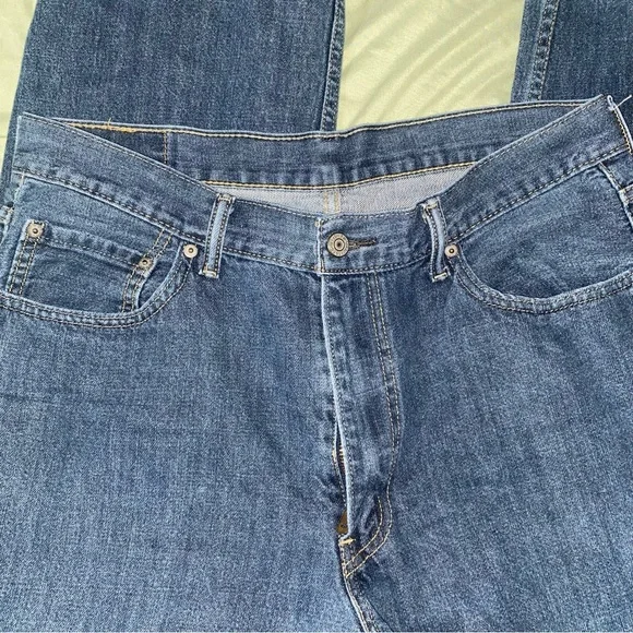 Levi’s Mens Dark Stonewashed 550 jeans. EXCELLENT CONDITION 36 x 32 - Picture 5 of 6